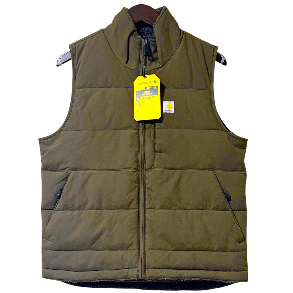 Carhartt Women’s Montana Relaxed Fit Reversible Insulated Vest Size Medium